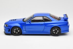 Nissan Skyline GT-R R34 NISMO Z-Tune Bayside Blu AUTOart 1:18 77354 Composito — immagine 4 di 8