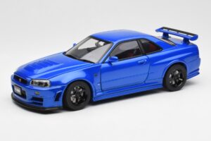 Nissan Skyline GT-R R34 NISMO Z-Tune Bayside Blu AUTOart 1:18 77354 Composito