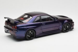 Nissan Skyline GT-R R34 NISMO Z-Tune Midnight Viola III AUTOart 1:18 77464 Composito — immagine 3 di 8