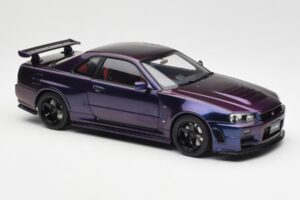 Nissan Skyline GT-R R34 NISMO Z-Tune Midnight Viola III AUTOart 1:18 77464 Composito — immagine 6 di 8