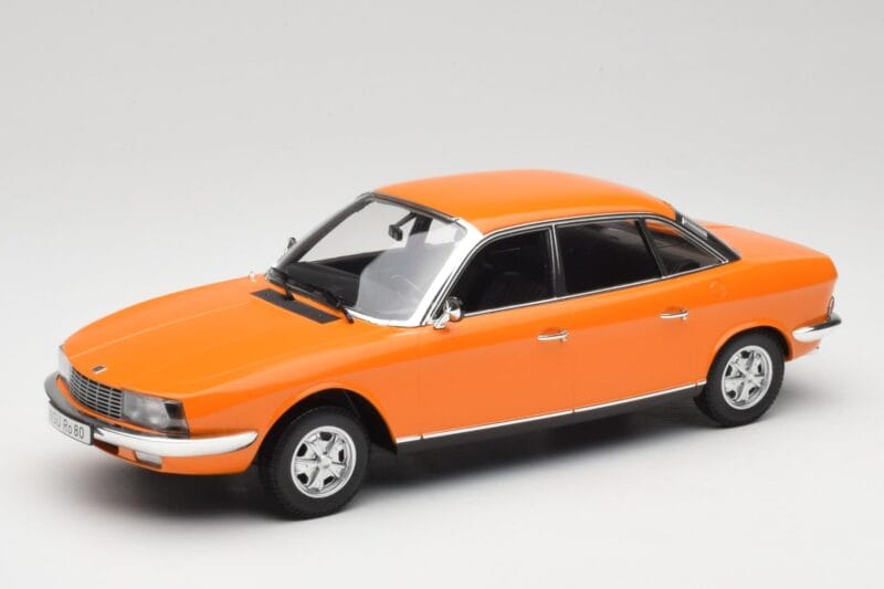 NSU Ro80 Arancione Minichamps 1:18 151015401 Pressofusione
