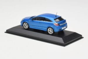 Opel Astra G OPC Blue Metallic Minichamps 1:43 403045223 Pressofusione — immagine 3 di 4