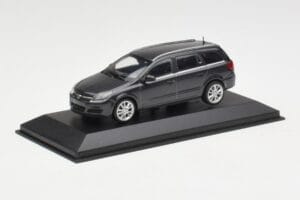 Opel Astra H Station Wagon Grigio Scuro Minichamps 1:43 ASTRA002 Pressofusione — immagine 2 di 4