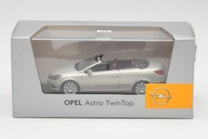 Opel Astra H Twin Top Argento Minichamps 1:43 403045633 Pressofusione — immagine 4 di 4