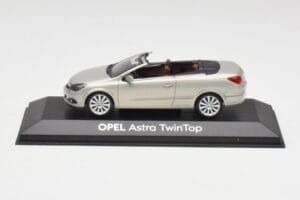 Opel Astra H Twin Top Argento Minichamps 1:43 403045633 Pressofusione