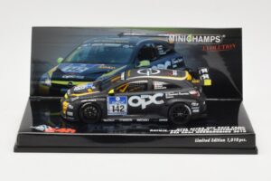 Opel Astra OPC #142 Rathje / Bueler / Scharf / Hoffmeister 24 Hours Nurburgring 2010 Minichamps 1:43 437104142 Pressofusione