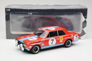 Opel Commodore A #7 N. Joossens / J. Marshall Steinmetz 24 Hours of Spa 1972 Minichamps 1:18 155724607 Pressofusione — immagine 6 di 6