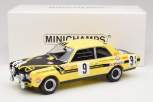 Opel Commodore A Steinmetz #9 J. Haxhe / P. Toussaint 24 Hours of Spa 1970 Minichamps 1:18 107704609 Pressofusione — immagine 6 di 6