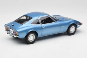 Opel GT Blu Minichamps 1:18 180049020 Pressofusione — immagine 3 di 8