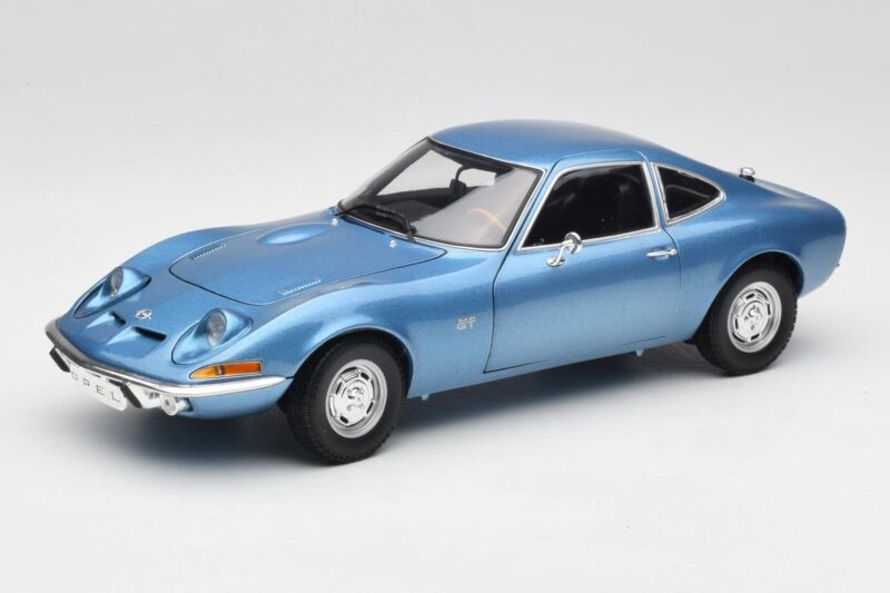 Opel GT Blu Minichamps 1:18 180049020 Pressofusione