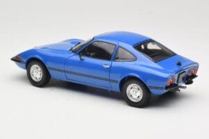 Opel GT/J Blu Minichamps 1:18 180049023 Pressofusione — immagine 7 di 8