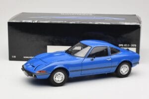 Opel GT/J Blu Minichamps 1:18 180049023 Pressofusione — immagine 8 di 8