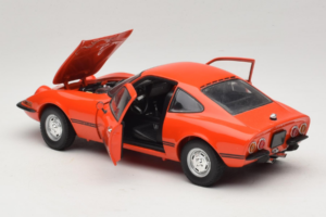 Opel GT/J Rosso Minichamps 1:18 180049028 Pressofusione — immagine 5 di 8