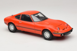 Opel GT/J Rosso Minichamps 1:18 180049028 Pressofusione — immagine 6 di 8