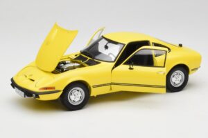 Opel GT/J Giallo Minichamps 1:18 180049021 Pressofusione — immagine 2 di 8