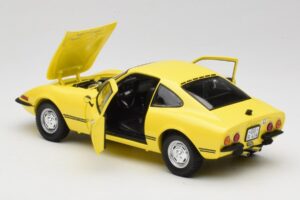 Opel GT/J Giallo Minichamps 1:18 180049021 Pressofusione — immagine 5 di 8