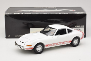 Opel GT Bianco Minichamps 1:18 180049027 Pressofusione — immagine 8 di 8