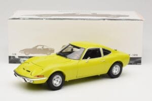 Opel GT Giallo Minichamps 1:18 180049032 Pressofusione — immagine 8 di 8