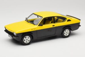 Opel Kadett C GT/E Giallo & Nero Minichamps 1:18 180045521 Pressofusione