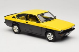Opel Kadett C GT/E Giallo & Nero Minichamps 1:18 180045521 Pressofusione — immagine 6 di 8