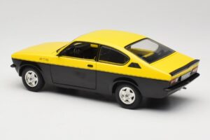 Opel Kadett C GT/E Giallo & Nero Minichamps 1:18 180045521 Pressofusione — immagine 7 di 8