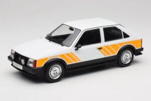 Opel Kadett D SR Bianco con Decor Giallo MCG 1:18 MCG18534 Pressofusione