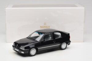 Opel Kadett E GSi Nero Metallizzato Helmut Schmidt Norev 1:18 183617 Pressofusione — immagine 6 di 6