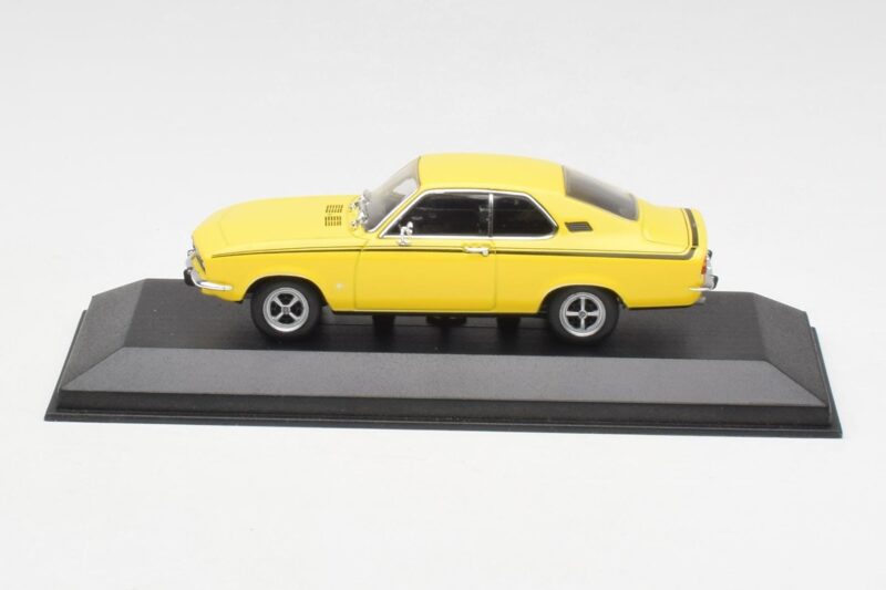 Opel Manta A SR Giallo Minichamps 1:43 400045502 Pressofusione