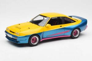 Opel Manta Giallo Blu BoS Models 1:18 BOS279 Pressofusione