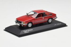 Opel Monza A Rosso Minichamps 1:43 400045121 Pressofusione — immagine 2 di 4