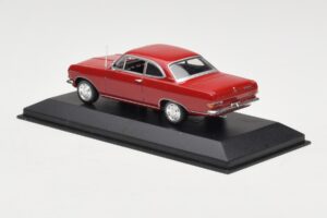 Opel Rekord A Rosso Minichamps 1:43 400041004 Pressofusione — immagine 3 di 4
