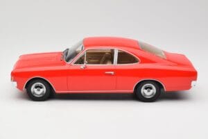 Opel Rekord C Coupe Rosso Minichamps 1:18 107047020 Resina — immagine 3 di 6