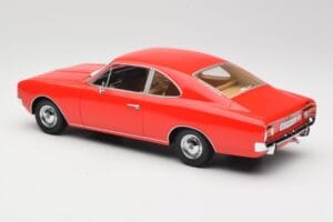 Opel Rekord C Coupe Rosso Minichamps 1:18 107047020 Resina — immagine 5 di 6