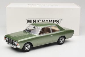 Opel Rekord C Green Metallic Minichamps 1:18 107047000 Resina — immagine 6 di 6