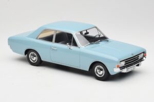 Opel Rekord C Azzurro Minichamps 1:18 107047002 Pressofusione — immagine 4 di 6