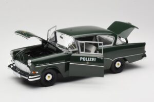 Opel Rekord P1 Polizei Minichamps 1:18 180043290 Pressofusione — immagine 2 di 8