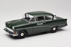 Opel Rekord P1 Polizei Minichamps 1:18 180043290 Pressofusione