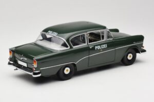 Opel Rekord P1 Polizei Minichamps 1:18 180043290 Pressofusione — immagine 3 di 8