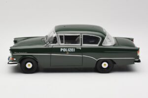 Opel Rekord P1 Polizei Minichamps 1:18 180043290 Pressofusione — immagine 4 di 8