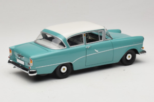 Opel Rekord P1 Blu Turchese Minichamps 1:18 180043200 Pressofusione — immagine 3 di 8