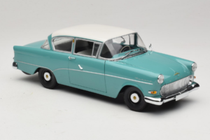 Opel Rekord P1 Blu Turchese Minichamps 1:18 180043200 Pressofusione — immagine 6 di 8