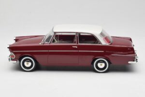 Opel Rekord P2 Rosso Scuro & Bianco BoS Models 1:18 BOS415 Resina — immagine 3 di 6