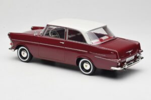 Opel Rekord P2 Rosso Scuro & Bianco BoS Models 1:18 BOS415 Resina — immagine 5 di 6