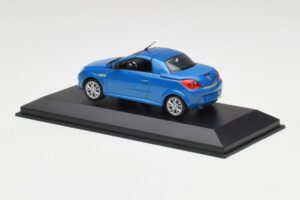 Opel Tigra Twin Top Blu Minichamps 1:43 919084 Pressofusione — immagine 3 di 4