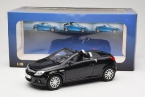 Opel Tigra TwinTop B Nero Norev 1:18 183600 Pressofusione — immagine 8 di 8