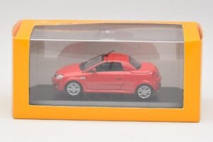 Opel Tigra TwinTop Magma Rosso Minichamps 1:43 B24910027T Pressofusione — immagine 4 di 4