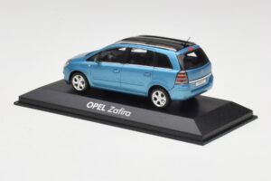 Opel Zafira A Star Blu Minichamps 1:43 B24910027Z Pressofusione — immagine 3 di 4