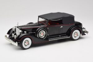 Packard Cabriolet Nero Anson 1:18 30397 Pressofusione