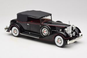 Packard Cabriolet Nero Anson 1:18 30397 Pressofusione — immagine 6 di 8