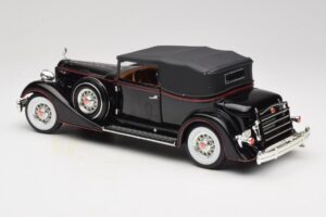 Packard Cabriolet Nero Anson 1:18 30397 Pressofusione — immagine 7 di 8